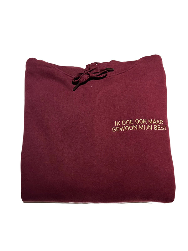 Pull-over "Je fais juste de mon mieux"