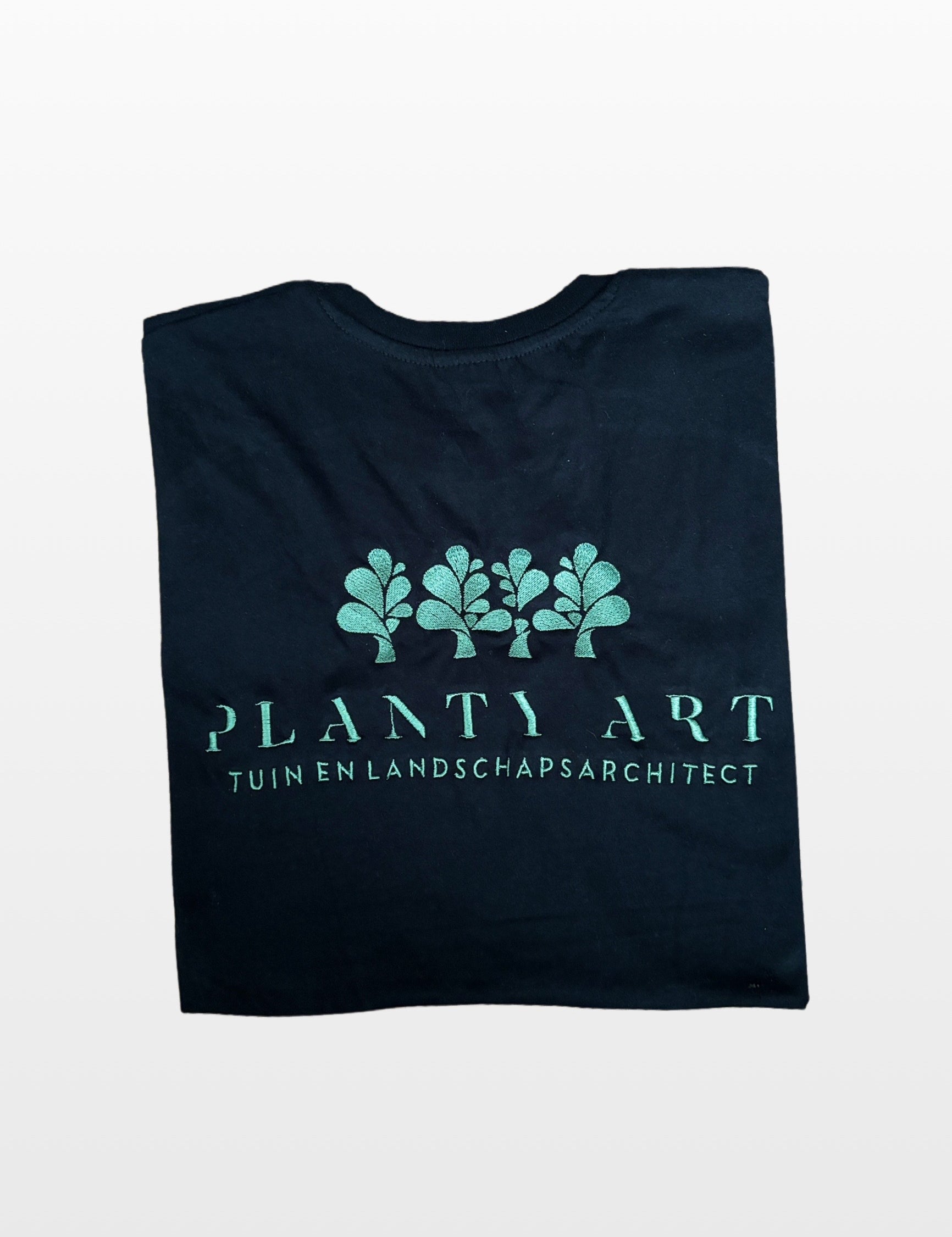 Tshirt geborduurd met het logo van een bedrijf