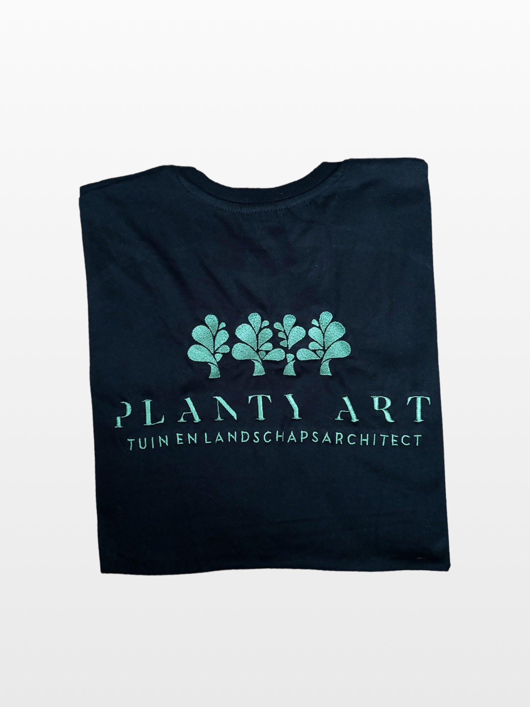 Tshirt geborduurd met het logo van een bedrijf