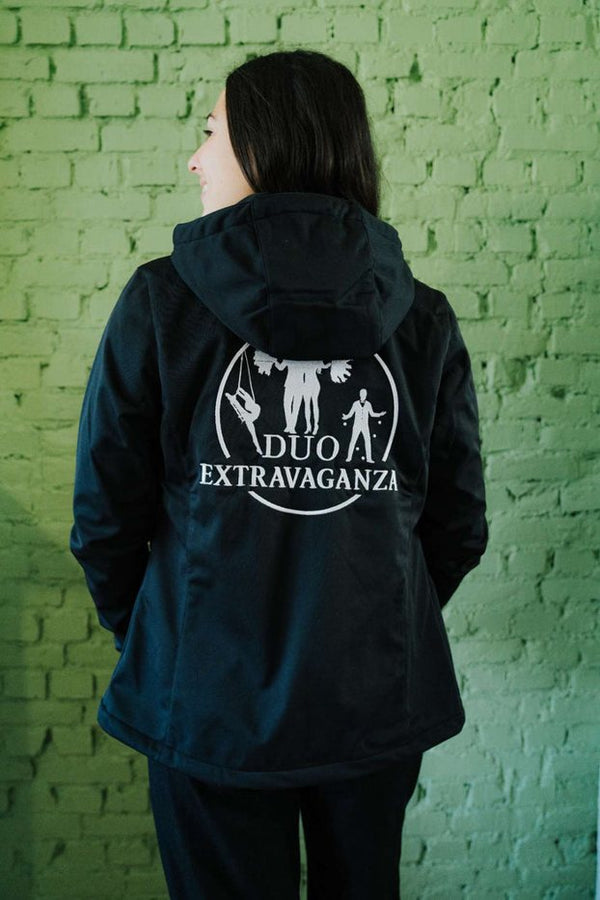 Veste softshell avec texte