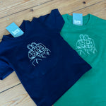 kindershirt met lijntekening