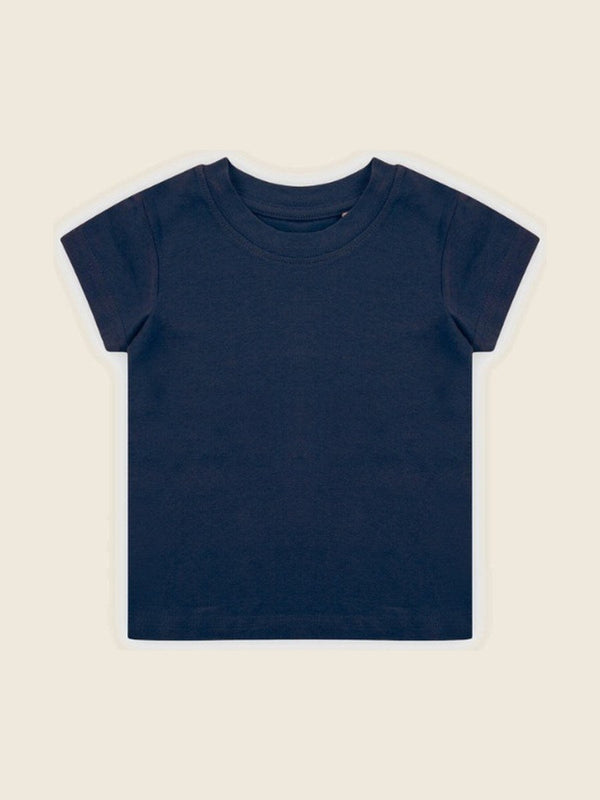 Baby T-shirt met lijntekening, in de kleur Navy