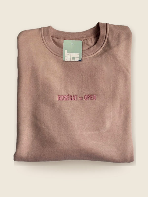 Hoodie met tekst, gedragen