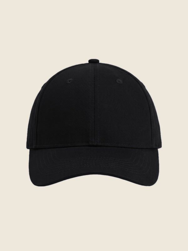 Casquette dad avec dessin au trait, dans la couleur Zwart