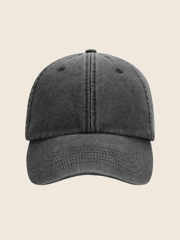 Pet 'vintage cap', in de kleur Zwart