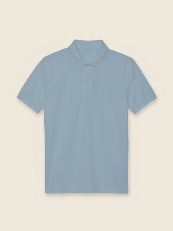 Polo avec voiture ou moto, dans la couleur Nordic Blauw