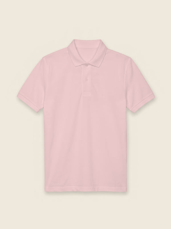 Polo avec dessin d'enfant, dans la couleur Zacht roze