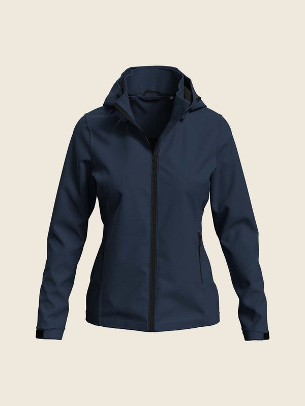 Premium softshell jas, in de kleur Navy