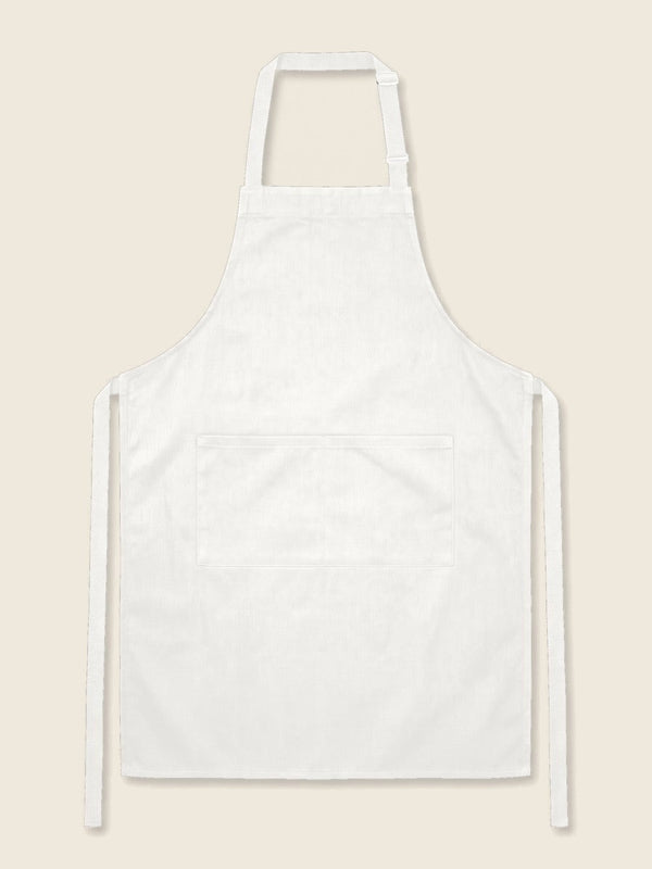 Tablier avec logo, dans la couleur Wit
