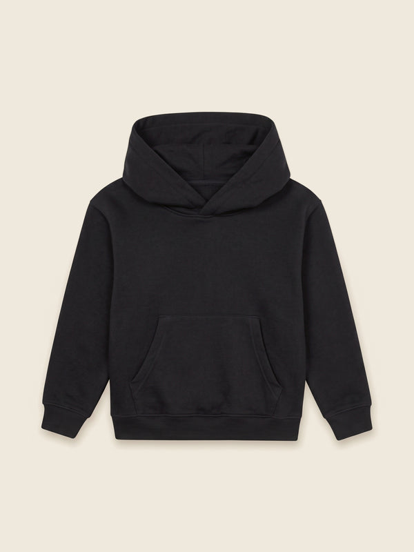 Kindertrui met lijntekening, in de kleur Zwart