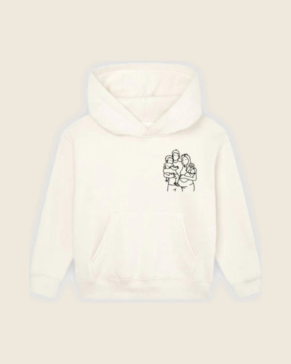 Kindertrui met lijntekening