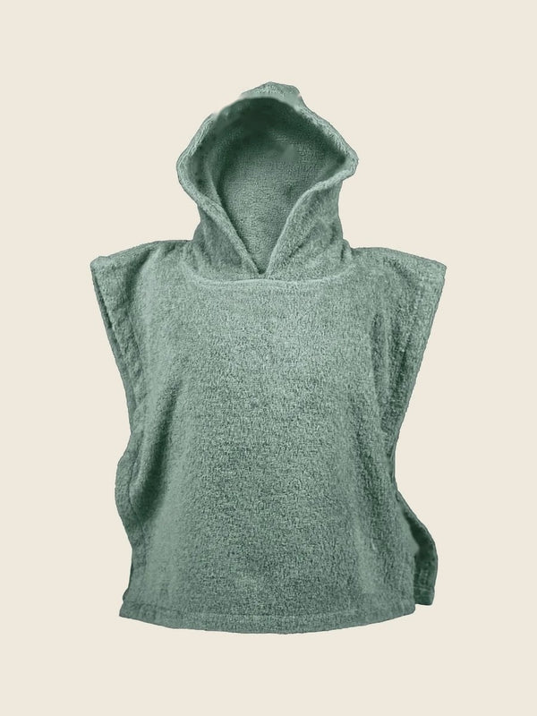 Babyponcho met lijntekening