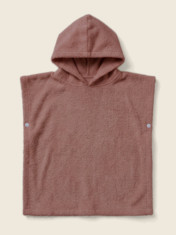 Babyponcho, in de kleur Oud roze