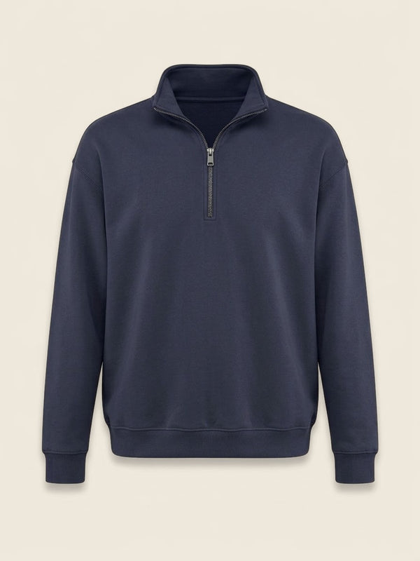 Quarter zip met kindertekening