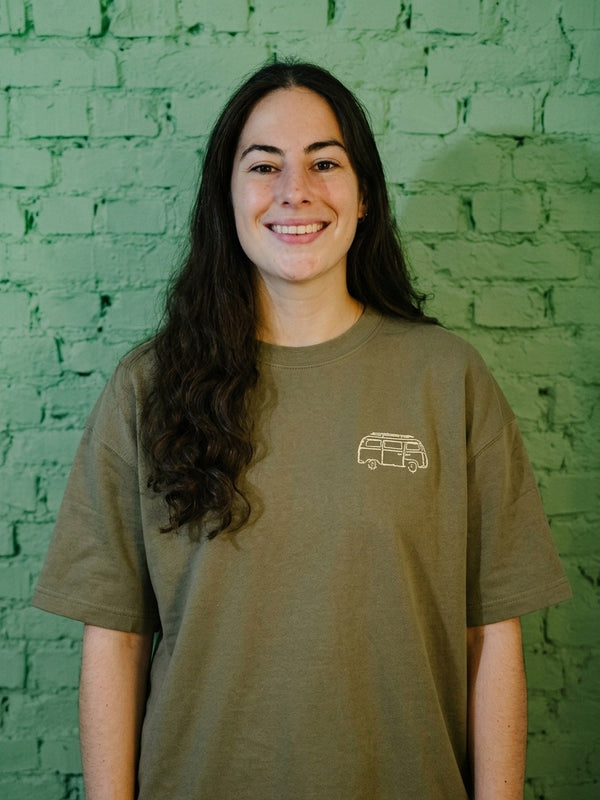 Heavyweight T-shirt met auto of moto