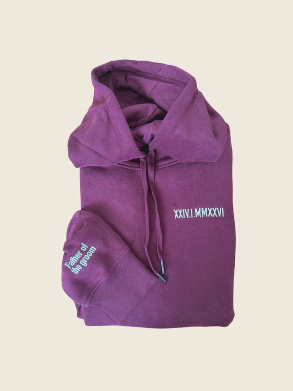 Sweat avec date en chiffres romains