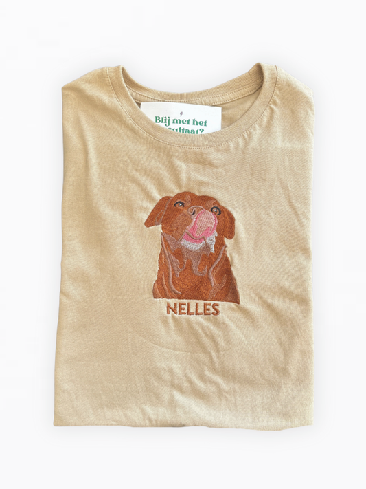 T-shirt met huisdier