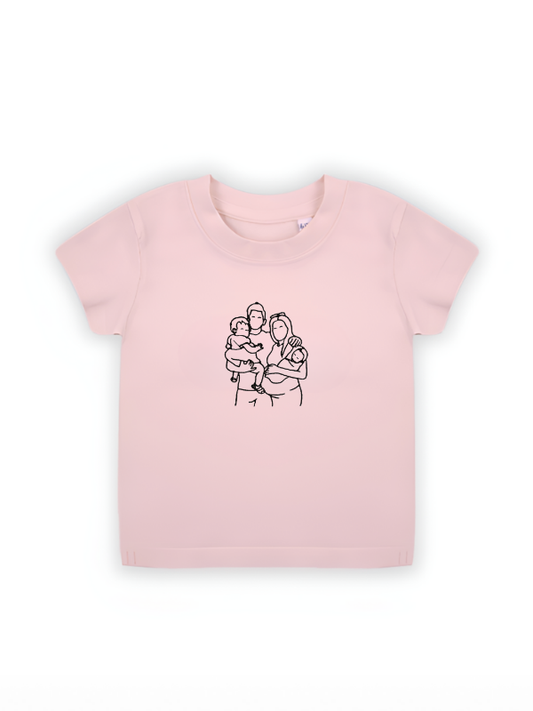 Gepersonaliseerde t-shirt baby's