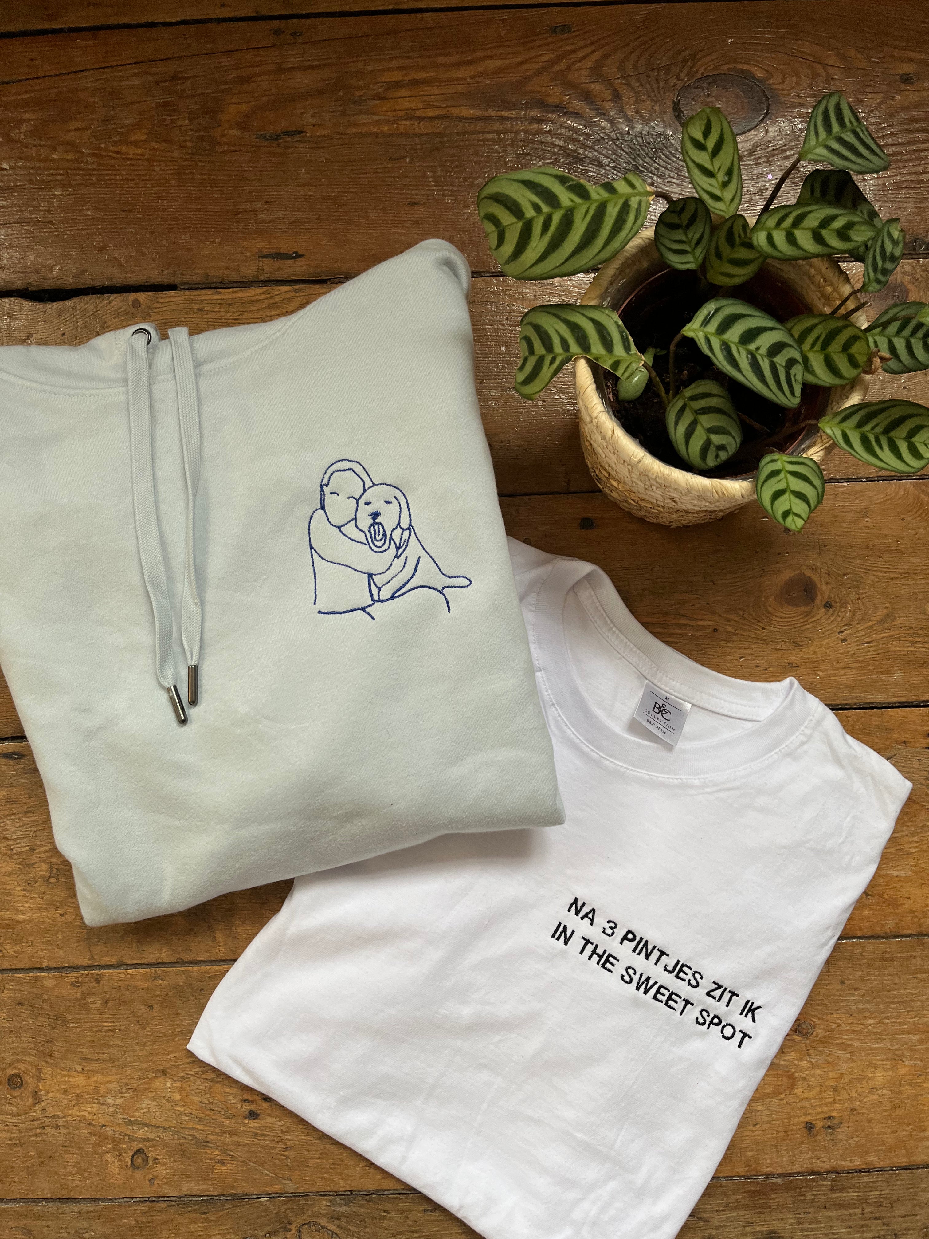 Personaliseer een geborduurde t-shirt (snelle levering) - Tice Nits - T-shirt