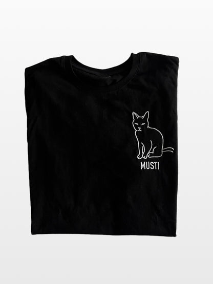 Geborduurde tshirt (volledig personaliseerbaar)