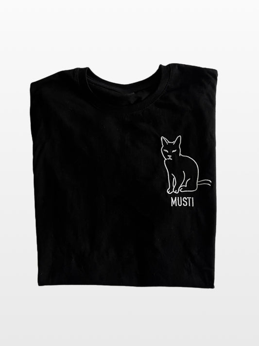 Geborduurde tshirt (volledig personaliseerbaar)