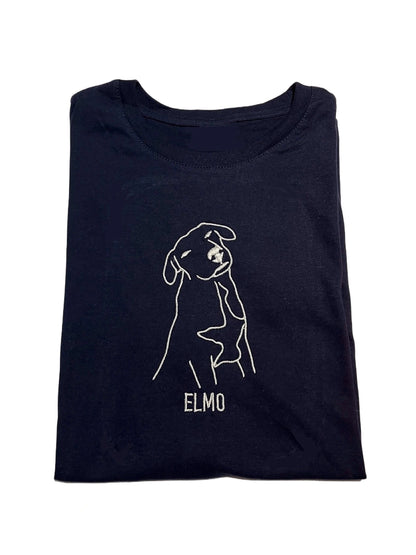 T-shirt met huisdier