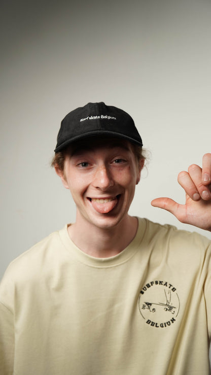 Tshirt met Surfskate Belgium - Klein Logo
