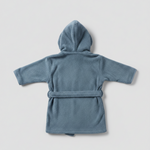 baby badjas blauw personaliseerbaar met naam 