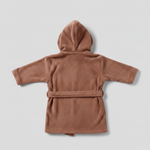 baby badjas oud roze personaliseerbaar met naam