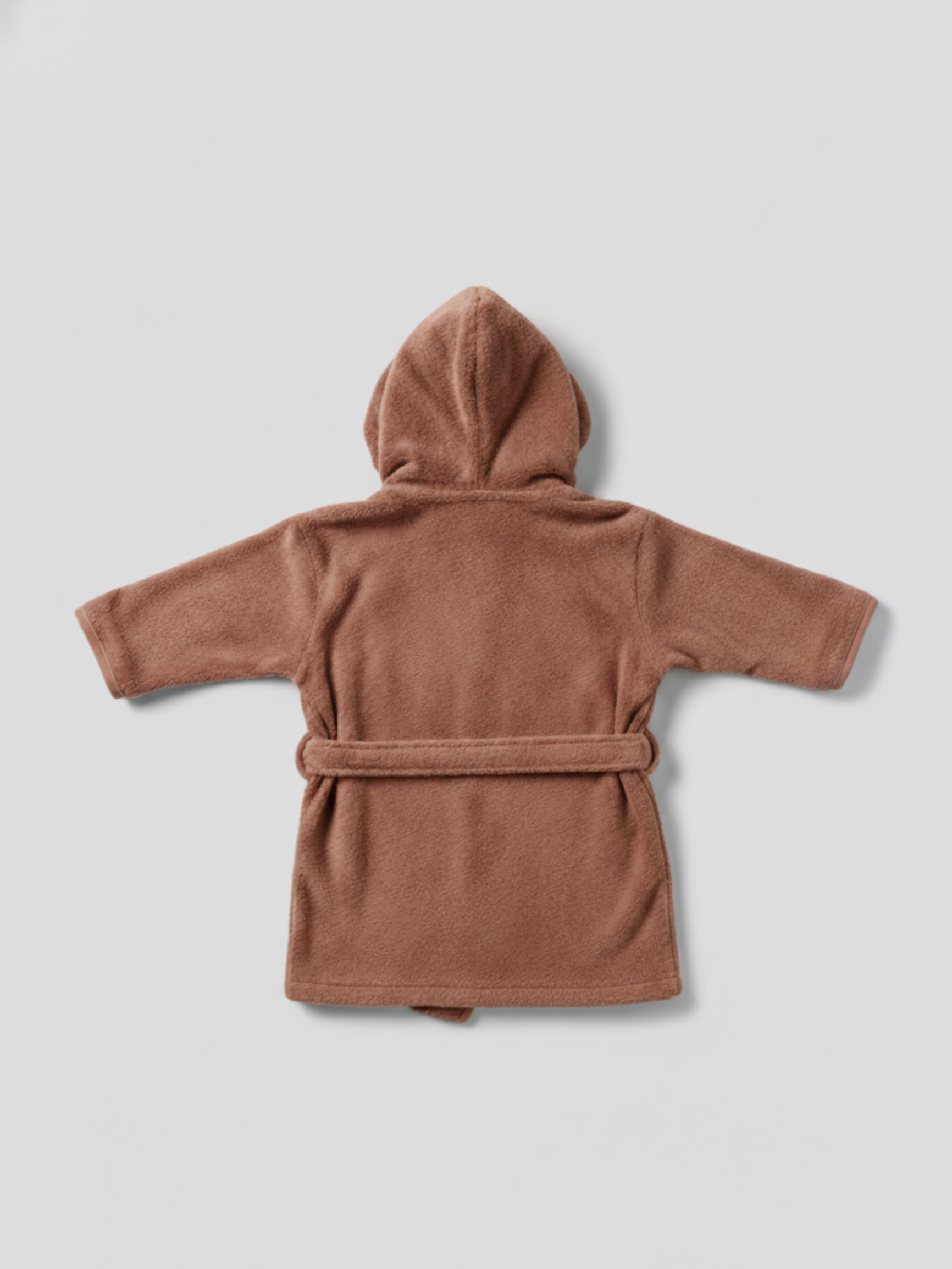 baby badjas oud roze personaliseerbaar met naam