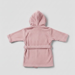 baby badjas roze personaliseerbaar met naam