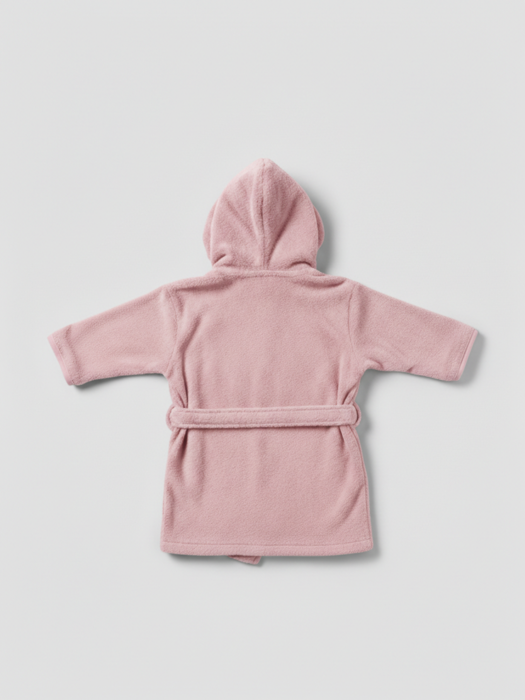 baby badjas roze personaliseerbaar met naam