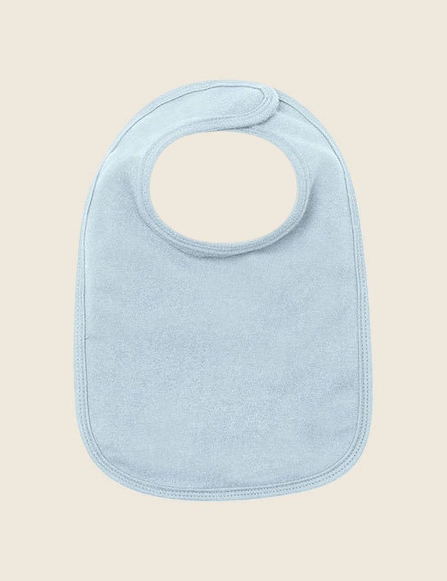 Bavetje in de kleur Sky blauw, laten personaliseren door Tice Nits