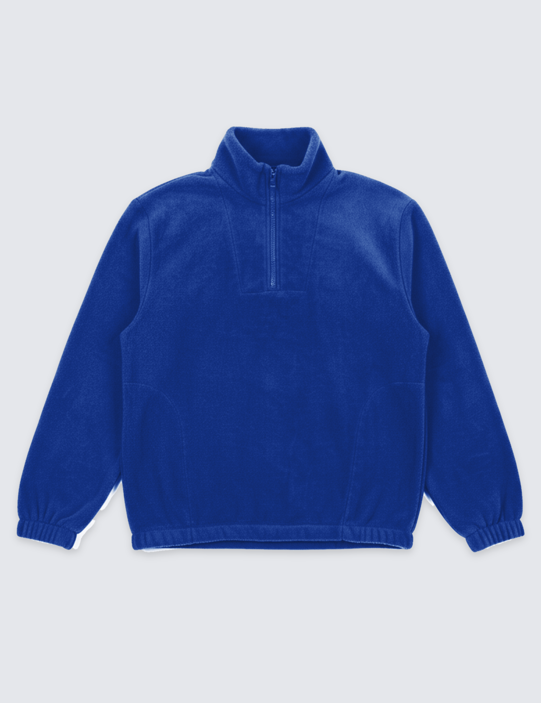 Fleecetrui met lijntekening