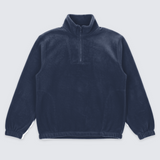 Fleece trui in de kleur Navy – Tice Nits