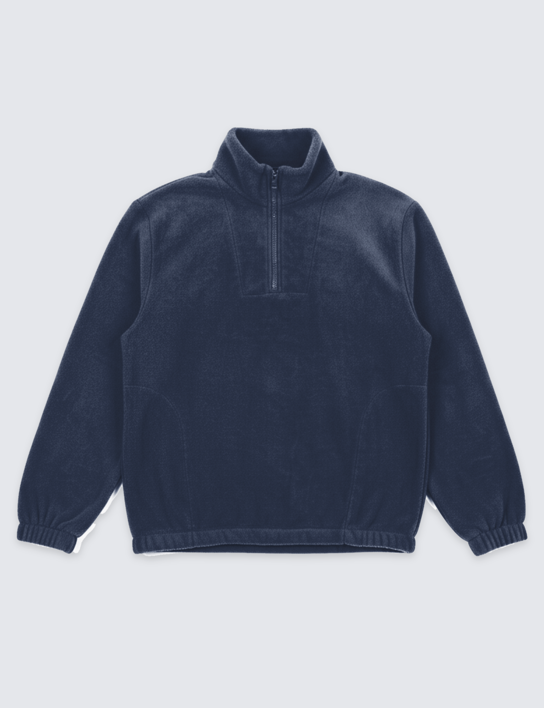 Fleecetrui met lijntekening