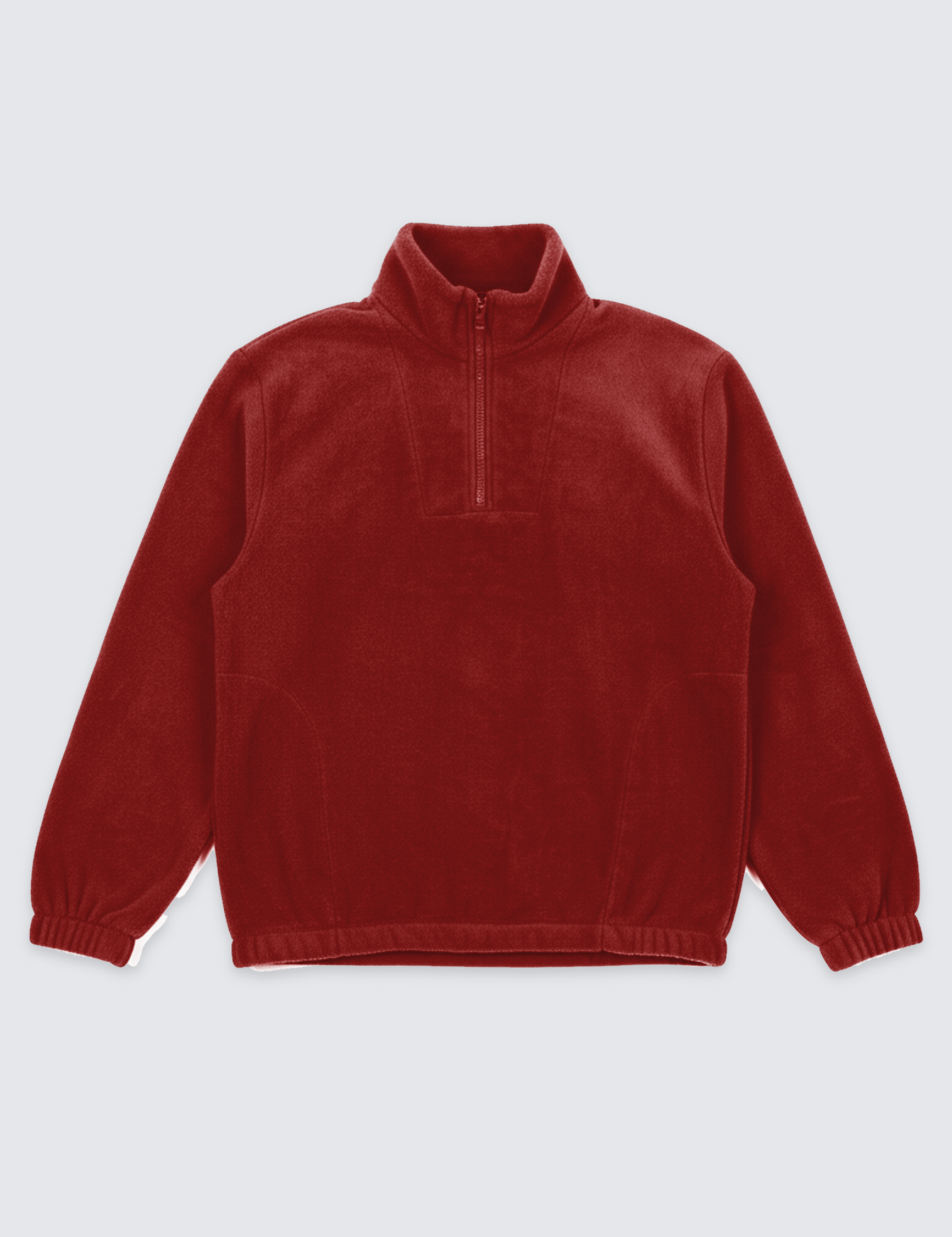 Fleecetrui met lijntekening