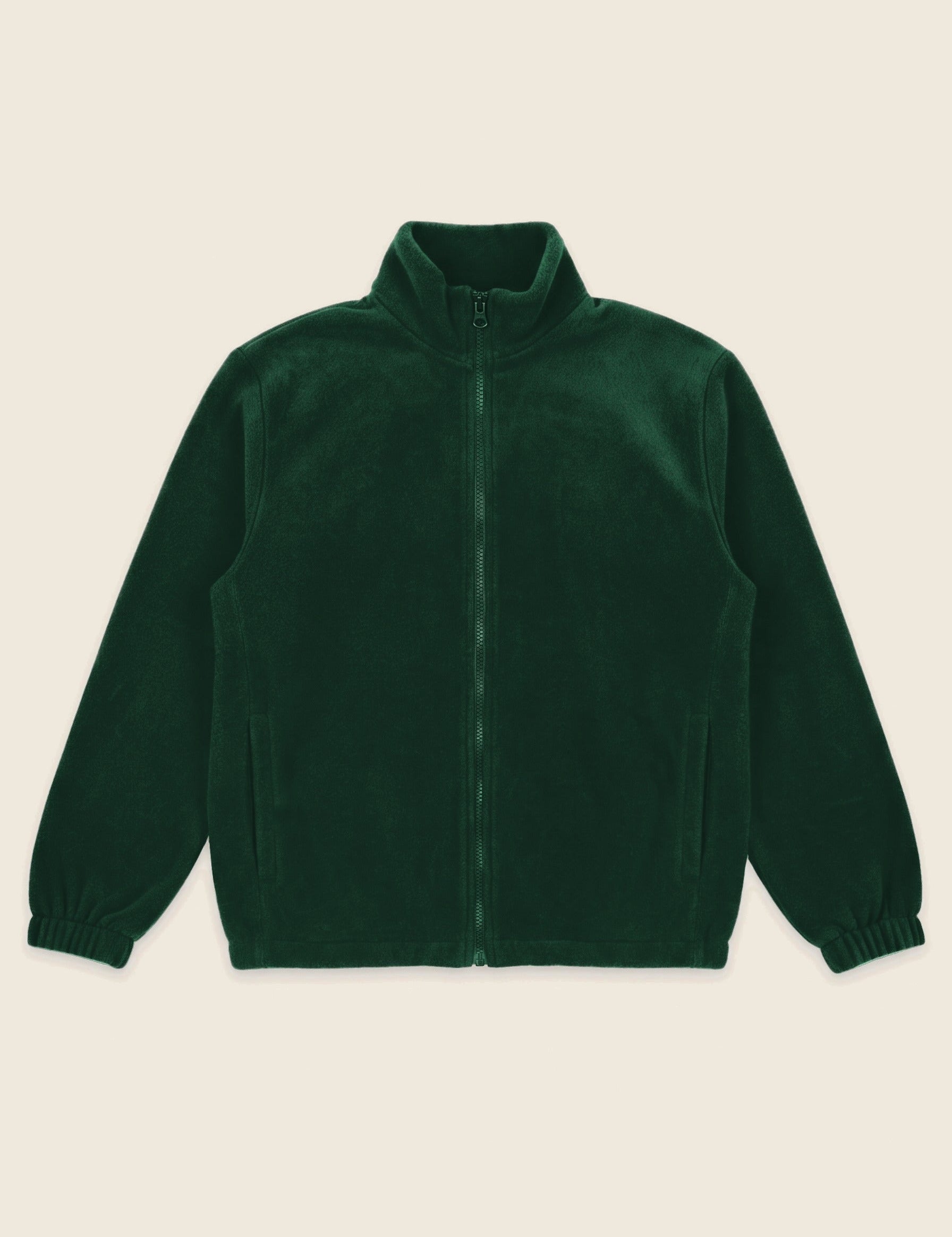 Fleecejas in de kleur Groen (forest), laten personaliseren door Tice Nits