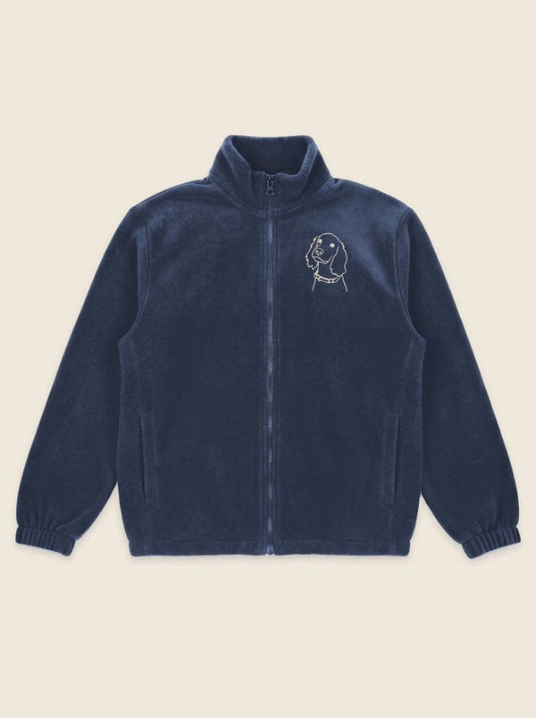Veste polaire avec date en chiffres romains