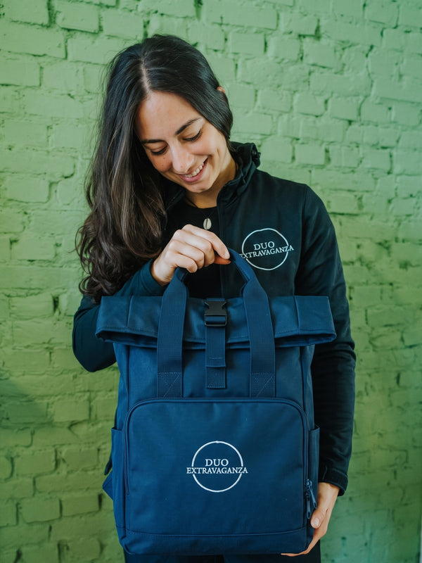 Sac à dos rolltop avec date en chiffres romains