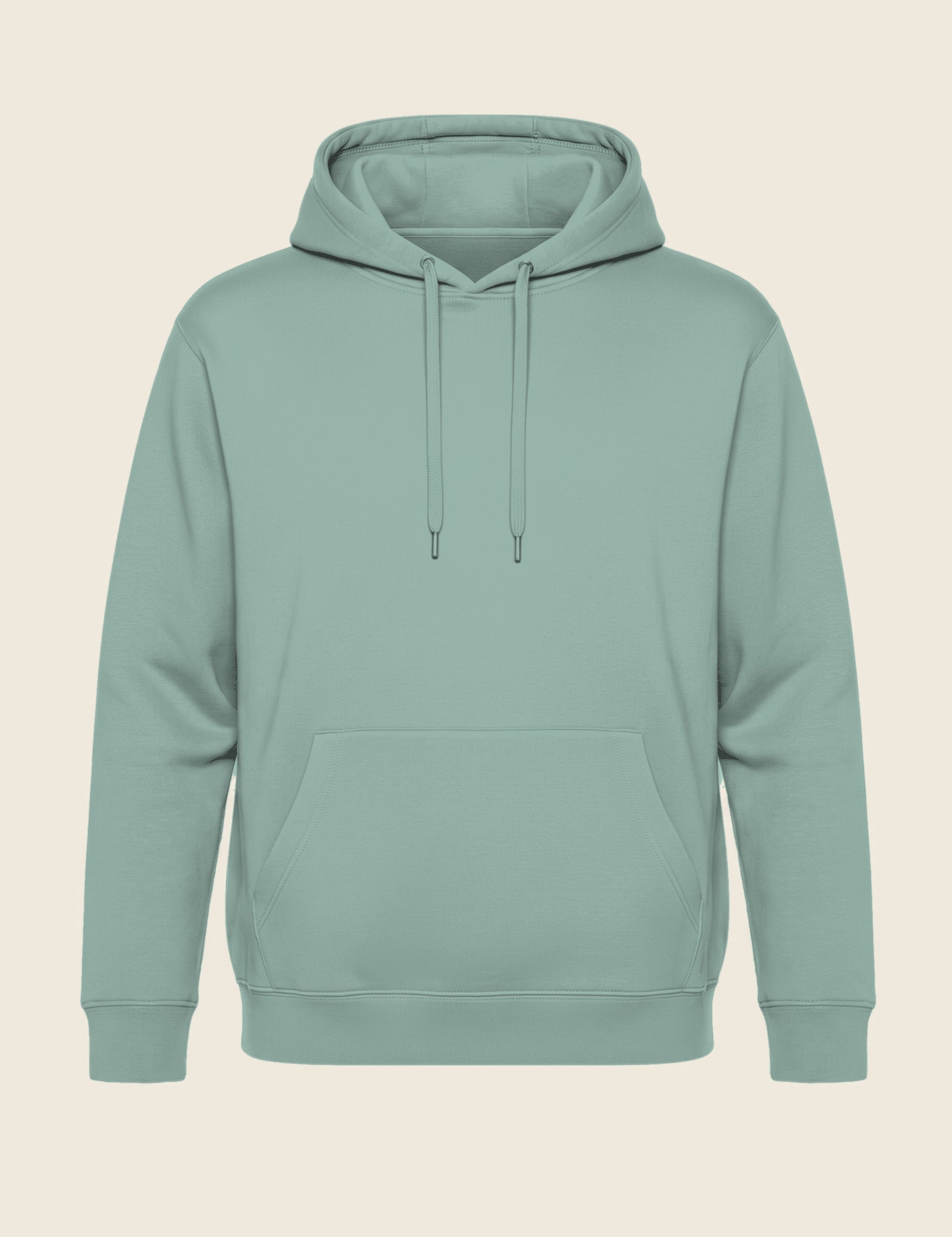 Hoodie in de kleur Aqua Groen, geborduurd door Tice Nits