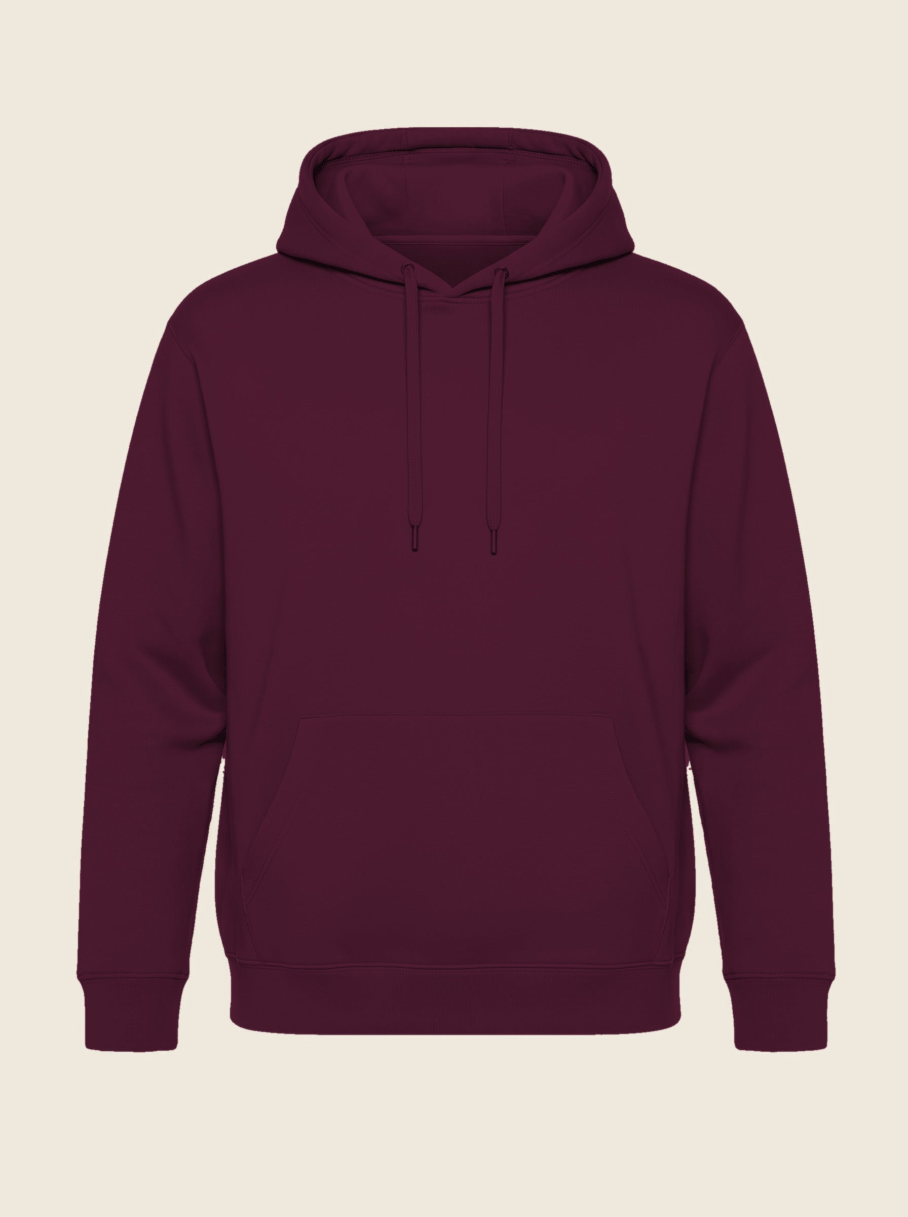 Hoodie in burgundy - Tice Nits