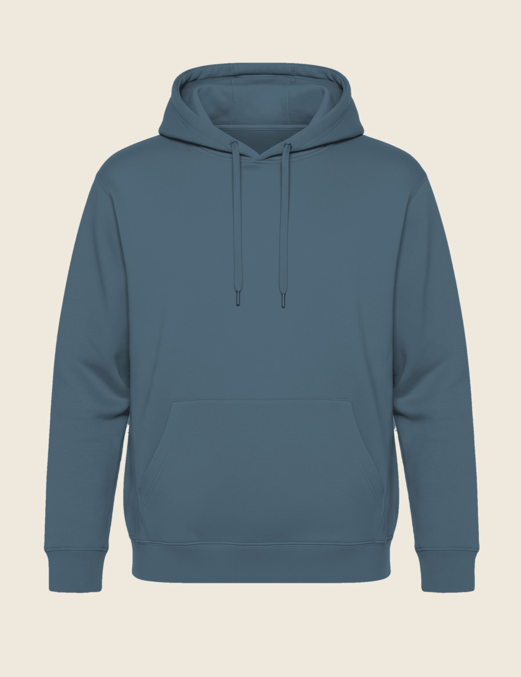 Hoodie in de kleur Nordic Blauw, geborduurd door Tice Nits