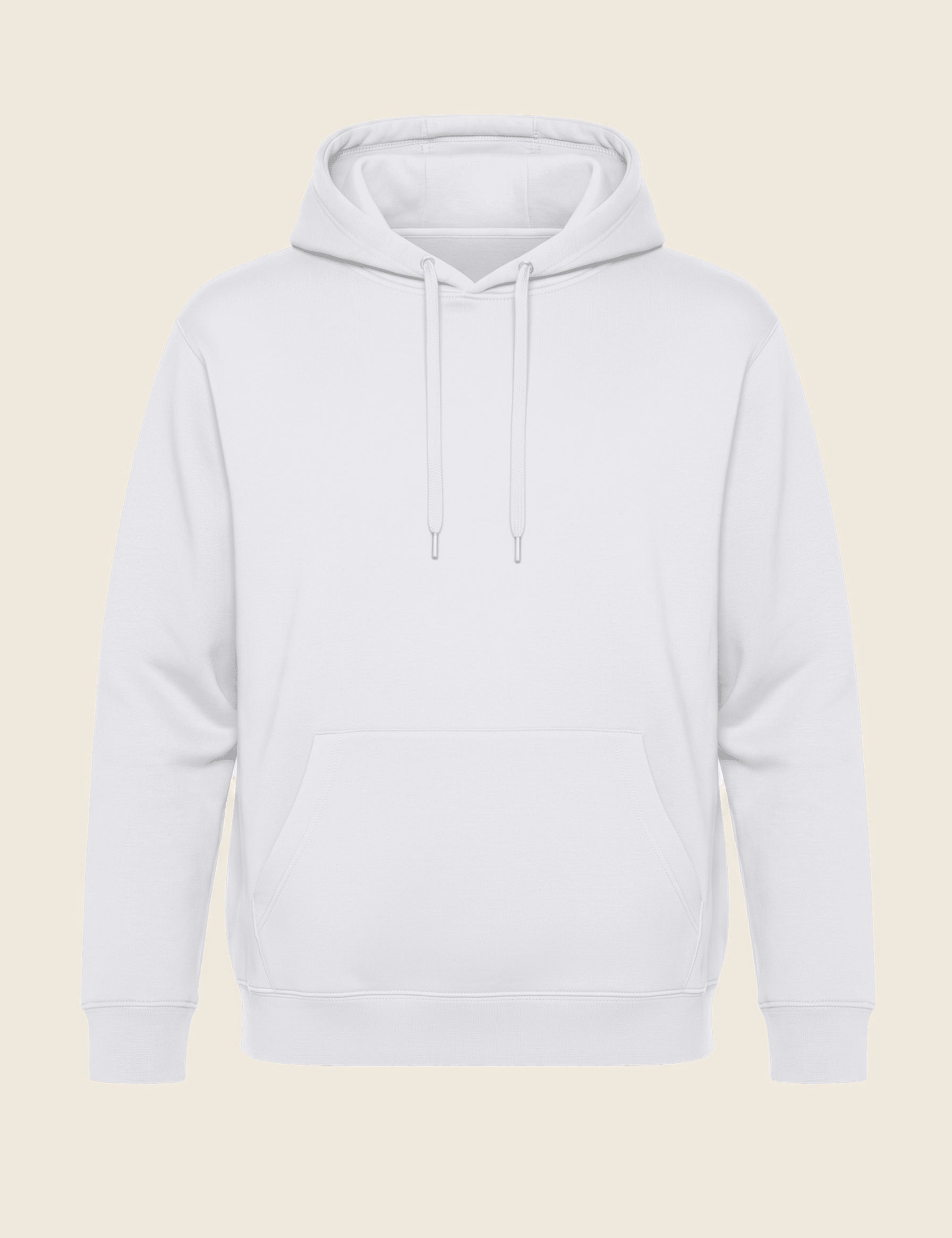 Hoodie in de kleur Wit, geborduurd door Tice Nits