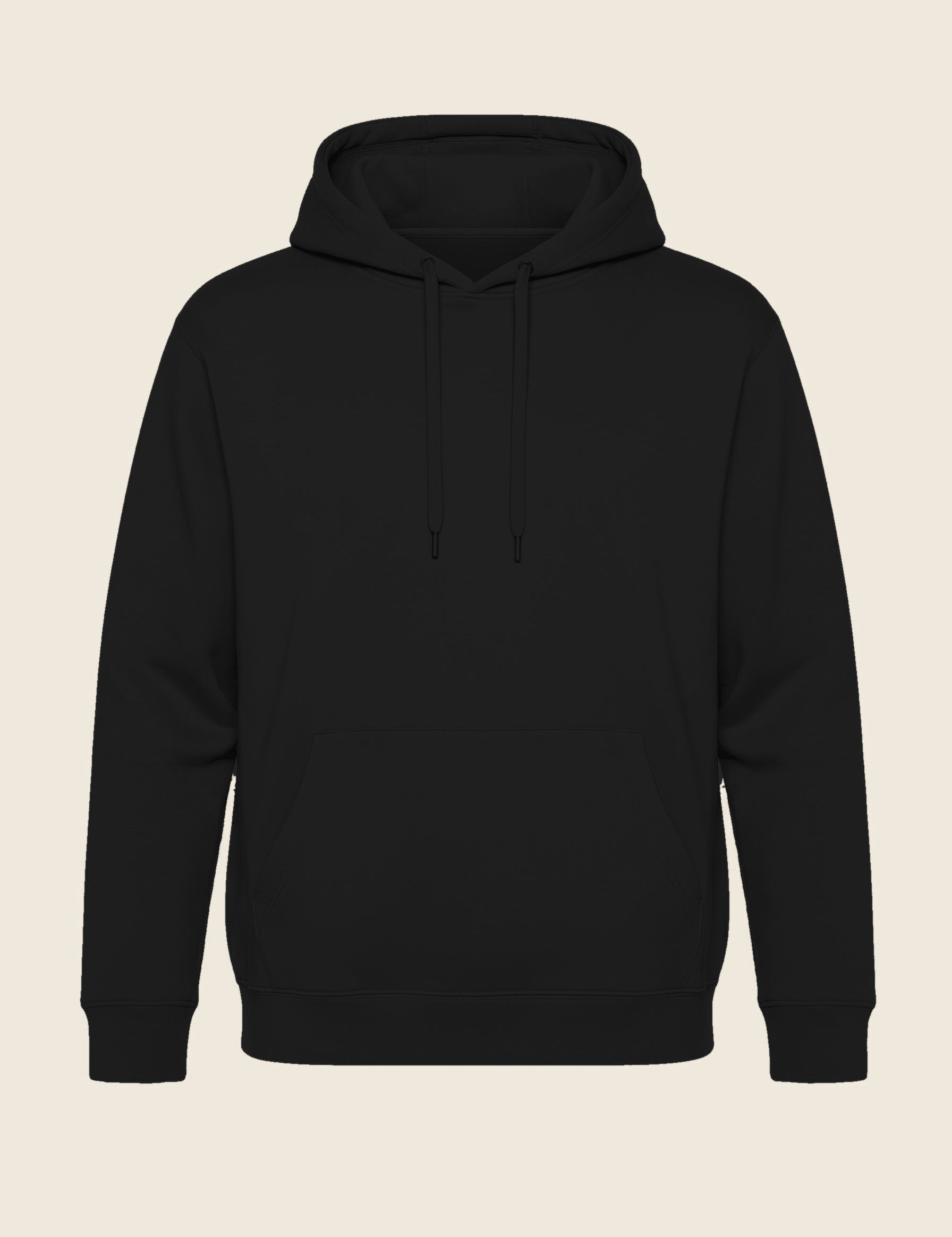 Hoodie in de kleur Zwart, geborduurd door Tice Nits