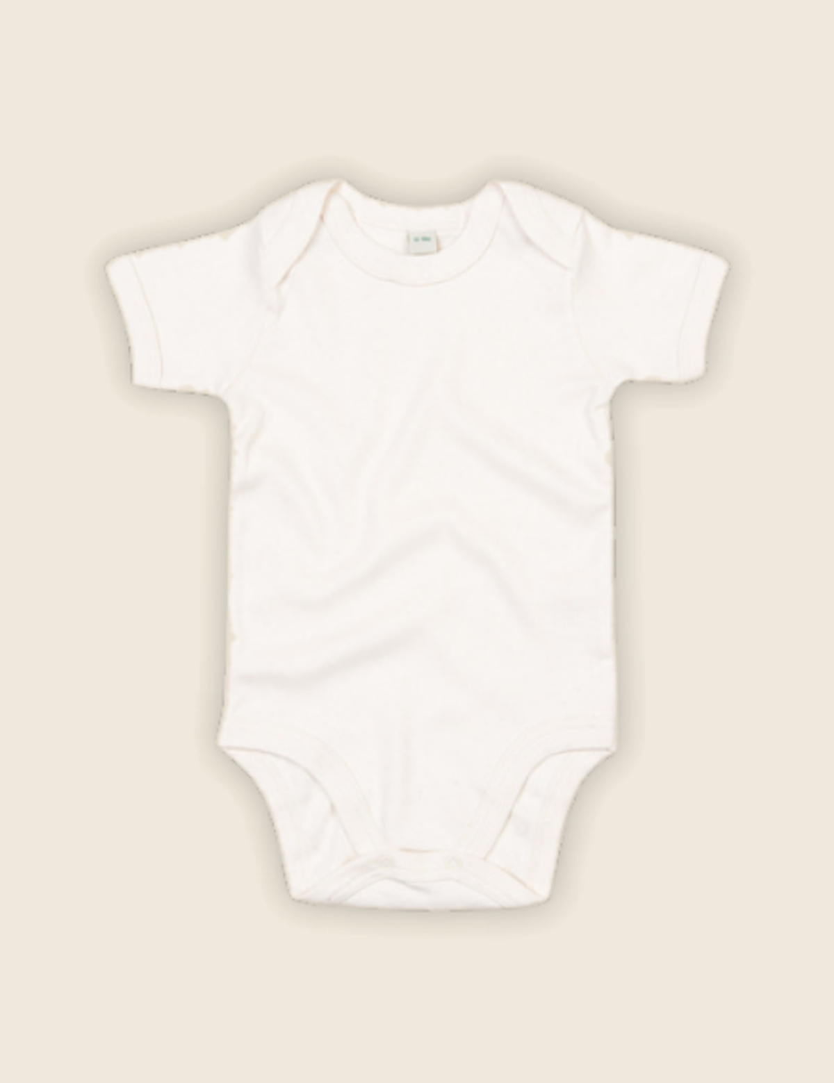 Gepersonaliseerd baby rompertje in de kleur Naturel