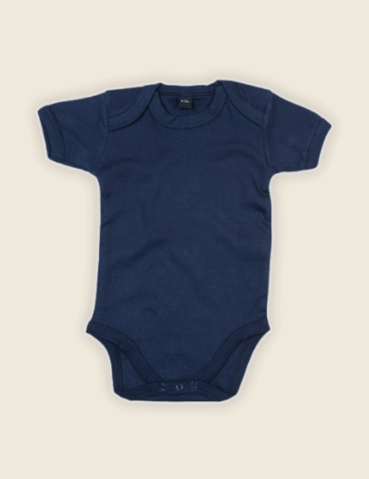 Gepersonaliseerd baby rompertje in de kleur Navy blauw