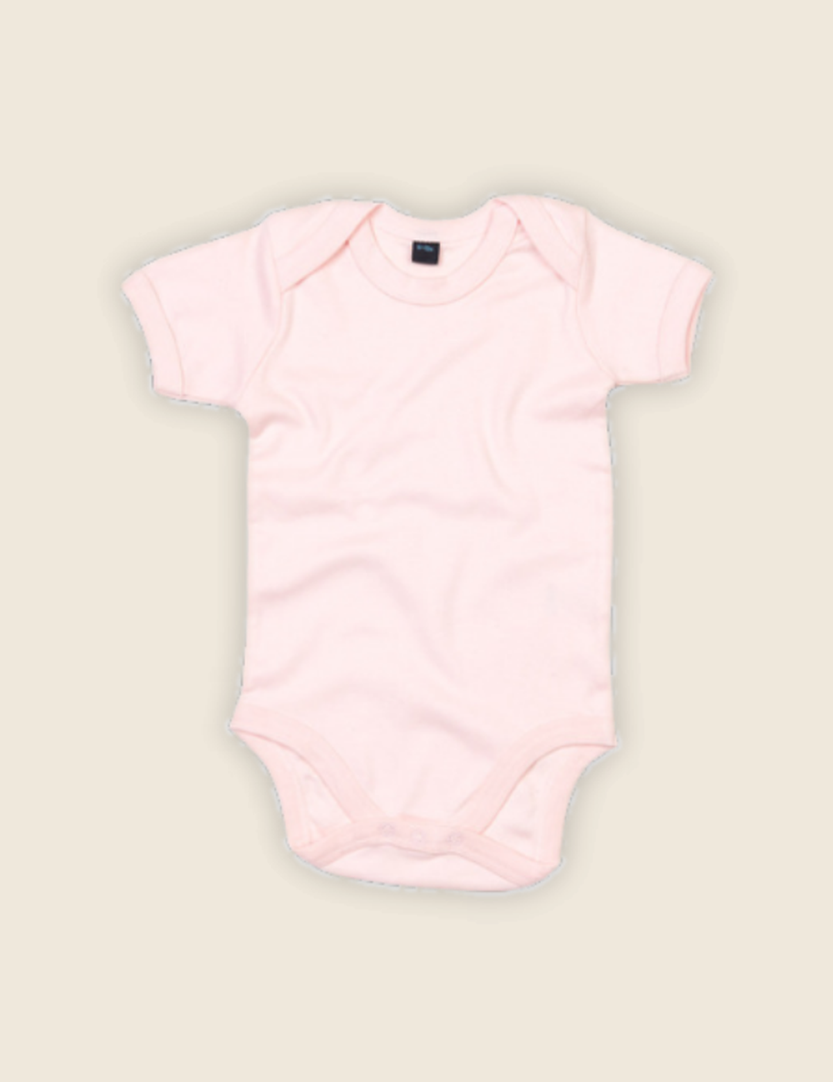 Gepersonaliseerd baby rompertje in de kleur Zacht roze