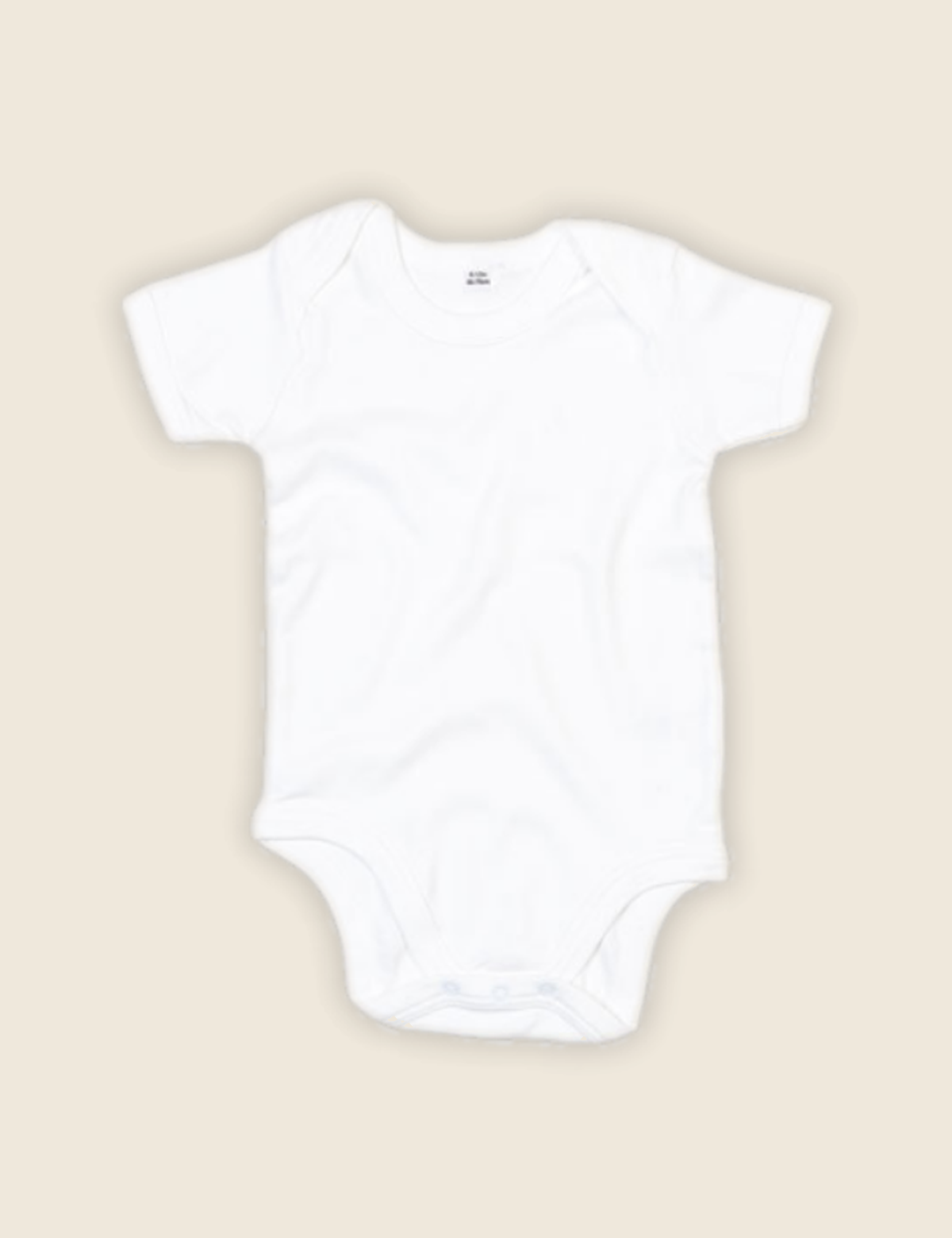 Gepersonaliseerd baby rompertje in de kleur Wit