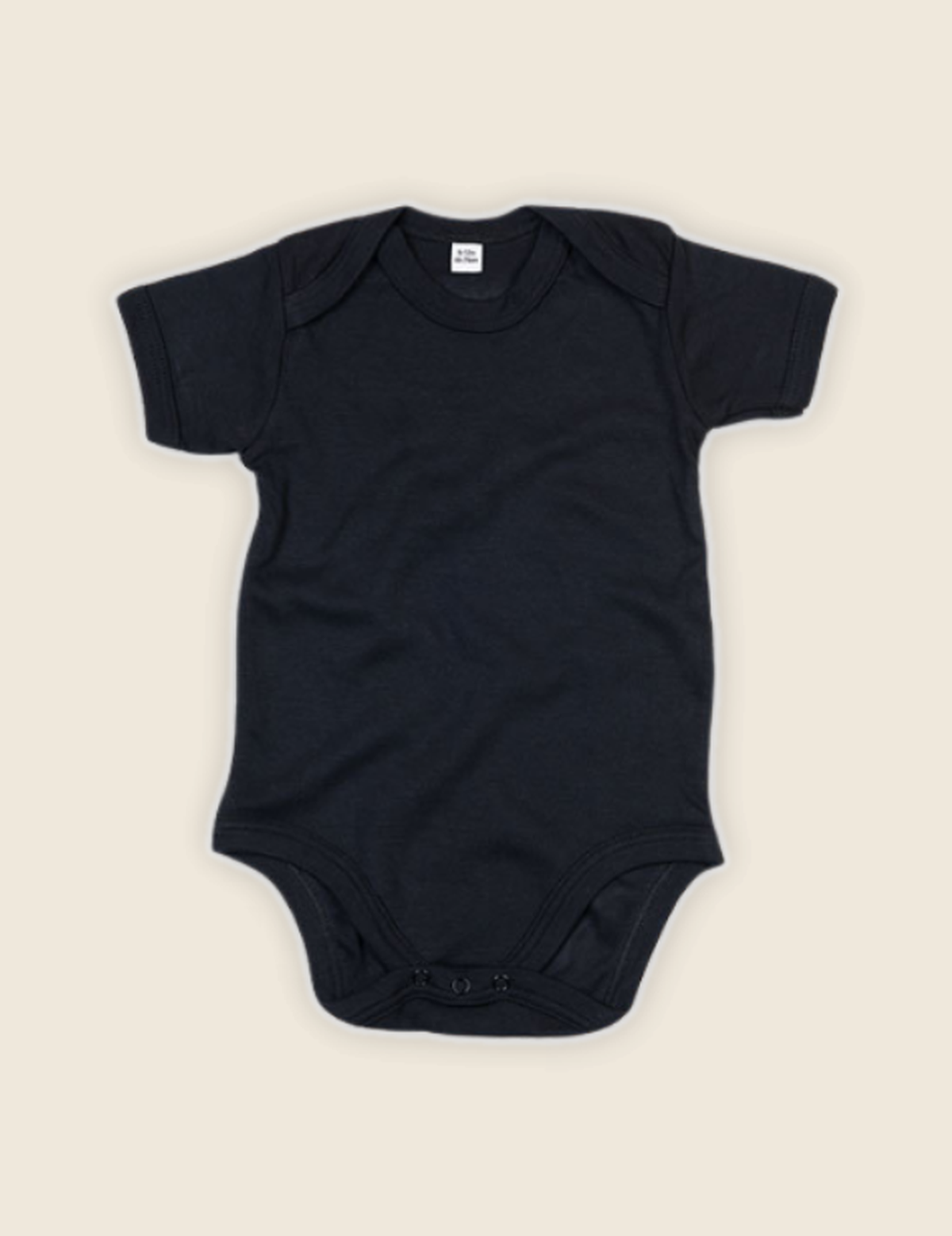 Gepersonaliseerd baby rompertje in de kleur Zwart